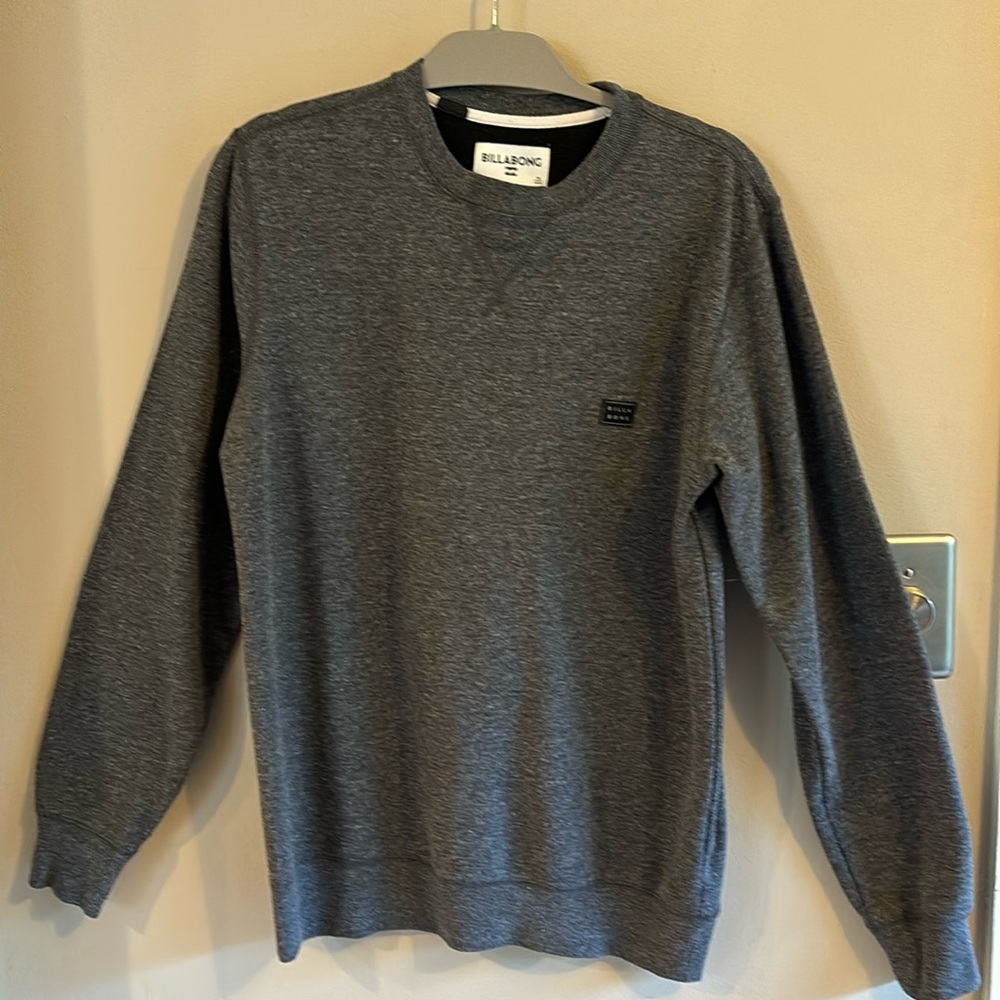 Billabong Men’s Size Medium Sweatshirt Gray